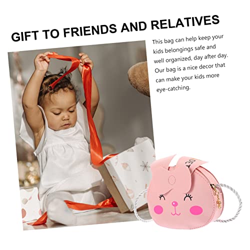 Cute Single Shoulder Bag Cartoon Coin Purse for Lightweight Durable Crossbody Pouch with Bunny Design for Boys Outings and Parties4