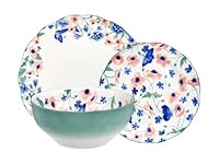 Casa Domani Dolce Vita Scallop Rim Dinner Set 12 Piece Gift Boxed