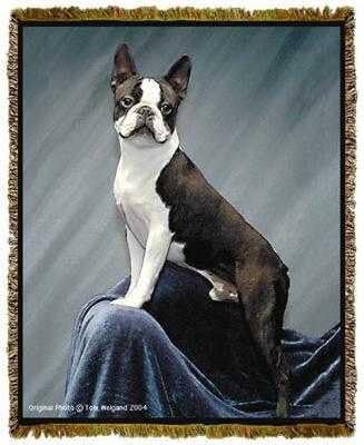 boston terrier throw blanket