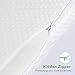 OCESOPH Memory Foam Pillow,Pillows for Sleeping,Cervical Pillow Relief Neck Pain,Orthopedic Contour Sleep Pillows,Bamboo Bed Pillow,Support Pillow,Stomach Pillow,Side Sleeper Pillow,White
