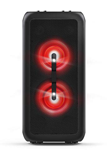 Image of Philips BASS+ NX200 Wireless Bluetooth Party Speaker, Light Effects, Karaoke Features, 160W Max, 2X Mic-inputs, 1x Guitar Input, up to 14 Hours of Playtime (TANX200)