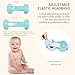 LYSIAN Aqua Baby Ear Muffs Noise Cancelling Headphone for Infants with Elastic Headband, Hearing Protection Kid Earmuffs for Sleep, Parade, Festival, Games,Travel, Fireworks