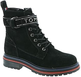 Tommy Hilfiger Parsins Women's Boot 8.5 B(M) US Black-Gunmetal