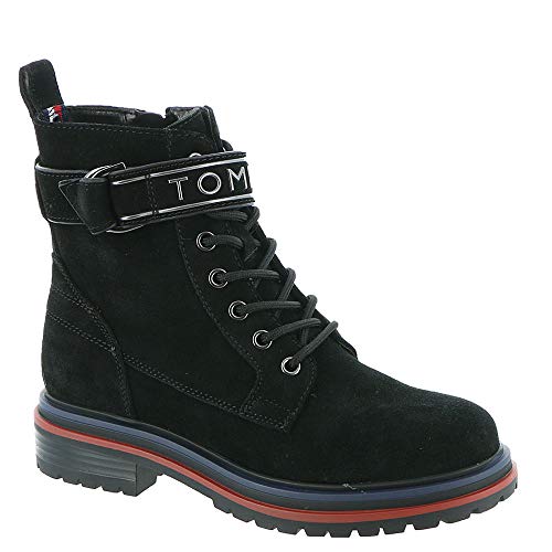 Tommy Hilfiger Parsins Women's Boot 8.5 B(M) US Black-Gunmetal