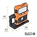 KLEIN TOOLS 56417 Rechargeable LED Work Light, 3000-Lumens, Portable Magnetic Work Light with 6 Modes, 360-Degree Rotation, Compatible with MODbox Rail System