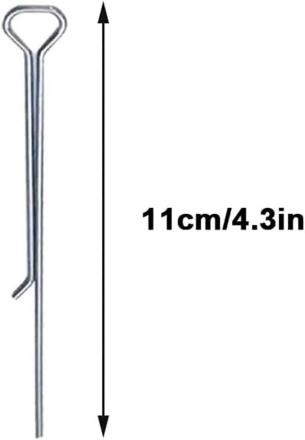 Candle Wick Holders 60-Pack 11cm Metal Wick Stabilizers, Beginner Candle Making Centering Tool