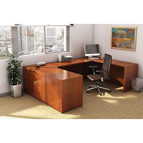Lorell Desk Shell, 72 By 36 By 29-1/2-Inch, Cherry #TOP2