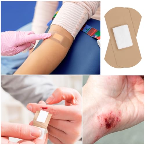 Geiserailie 100 Pcs Pressure Bandages XL for Dialysis Patients 2.83 x 1.18 Inch Pressure Adhesive Bandage Waterproof for Wound Care Absorbent Pad Thin Skin Seniors First Aid Essential - Image 5