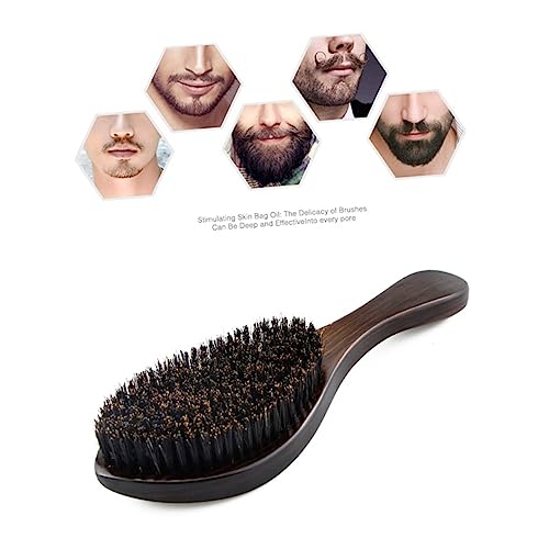 FOMIYES Men's Beard Brush Styling Supply Portable Professional Bristles Perfect Present