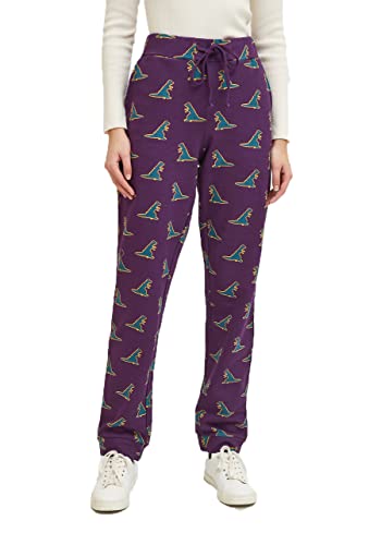 Pantalones deportivos de algodón de dinosaurios para días de descanso en casa o paseos urbanos
