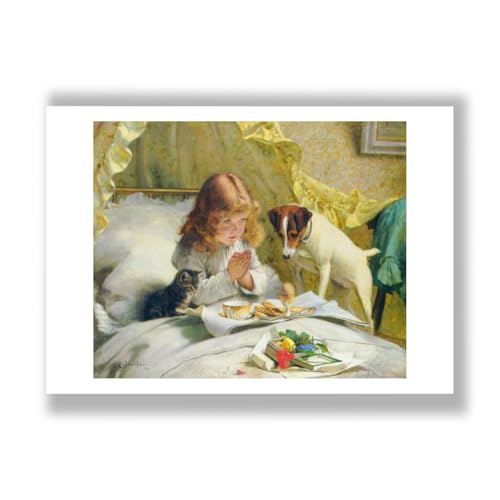 Impression d'art mate Charles Burton Barber Suspense affiche murale Medium