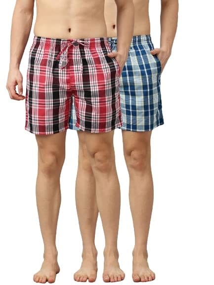 Image of Pepe Jeans Men's Cotton Classic Relaxed Checkered Boxer Shorts