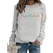 NAKAEOE Registered Nurse Sweatshirt for Women RN Nurse Long Sleeve Pullover Tops Crewneck Graphic Sweatshirts (US, Alpha, XX-Large, Regular, Regular, Grey)