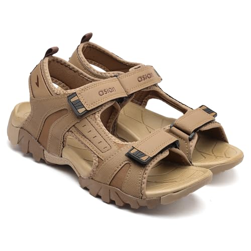 Image of ASIAN Mens VISTARA-17 Casual Sandals with adjustable velcro closure for easy wear with flexible fitting and trendy and stylish looks ideal for everyday use for mens as well as boys