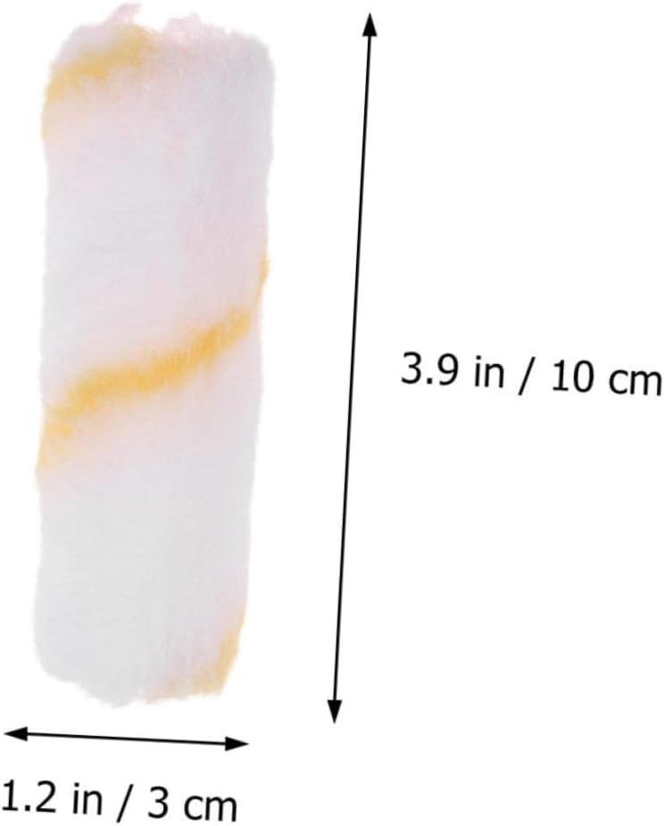 48Pcs Mini Paint Roller Covers for Smooth Finish Efficient Crafting DIY Projects for Hard to Reach Areas Easy Installation Compatible with Paint