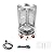 CRYBY 3000W Gas Doner Kebab Machine, Gas Vertical Broiler Machine Spinning Doner Kebab Gyro Grill Machine, Rotating Kebab Oven Chicken Roaster Cooker Machine Barbecue Machine for Home Restaurant Party