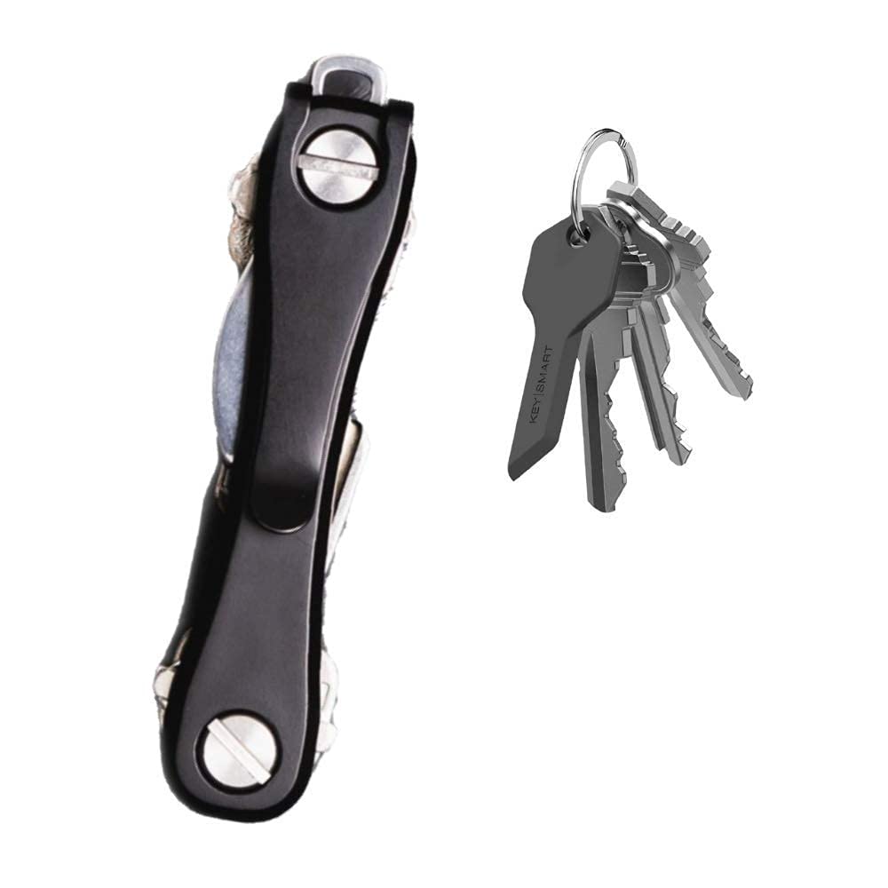 KeySmart Deep Carry Pocket Clip - Add On Accessory for KeySmart Key Holders Bundle with KeySmart Safe Box Cutter- Safe Package Opener with Finger Protection