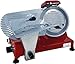 Bikitchen AS 220 - Affettatrice professionale con 240 Watt e regolazione continua, in alluminio, colore: Rosso