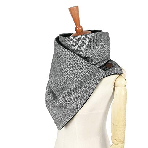 Bufanda de algodón unisex ideal para paseos y moda urbana en invierno
