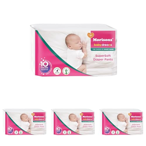Image of Morisons* babydreams THE CHOICE OF SMART MUMS Baby Dreams Super Soft Diaper Pants Small - S (78 Pieces), 1 count (Pack of 4)