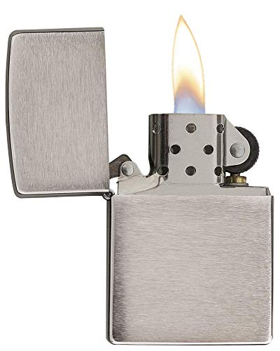 Encendedor Brushed Chrome Zippo miniatura 3