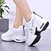Imagen de AONEGOLD Zapatillas Deportivas Cuña para Mujer Transpirables Zapatos Wedge Sneakers Tacón Cuña 8CM