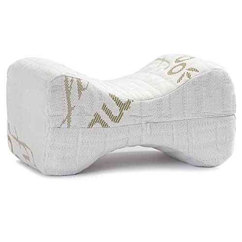Almohada Cervical Viscoelástica Con Funda De Bambú - Soporte Ortopédico Para Cuello, Antiácaros Y Transpirable