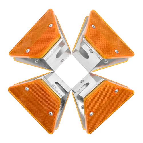 Marcadores reflectivos para entrada de vehículos 4 pcs miniatura 1