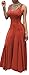 Imily Bela Women's Sleeveless Pleated Swing Maxi Cocktail Dress Floor Length