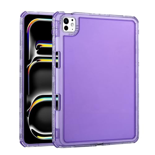 Coque antichoc iPad Pro 11 2024 violette idéale pour le travail nomade et créatif