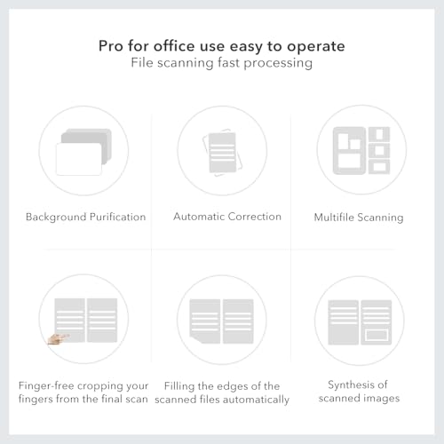 Savornest K2 Dokumentenscanner 23 MP: Automatisches Flachrechnen bis zum A3-Format Buchscanner OCR in Echtzeit für Windows Mac, SDK & Twain für Büros, Klassenzimmer und eBook