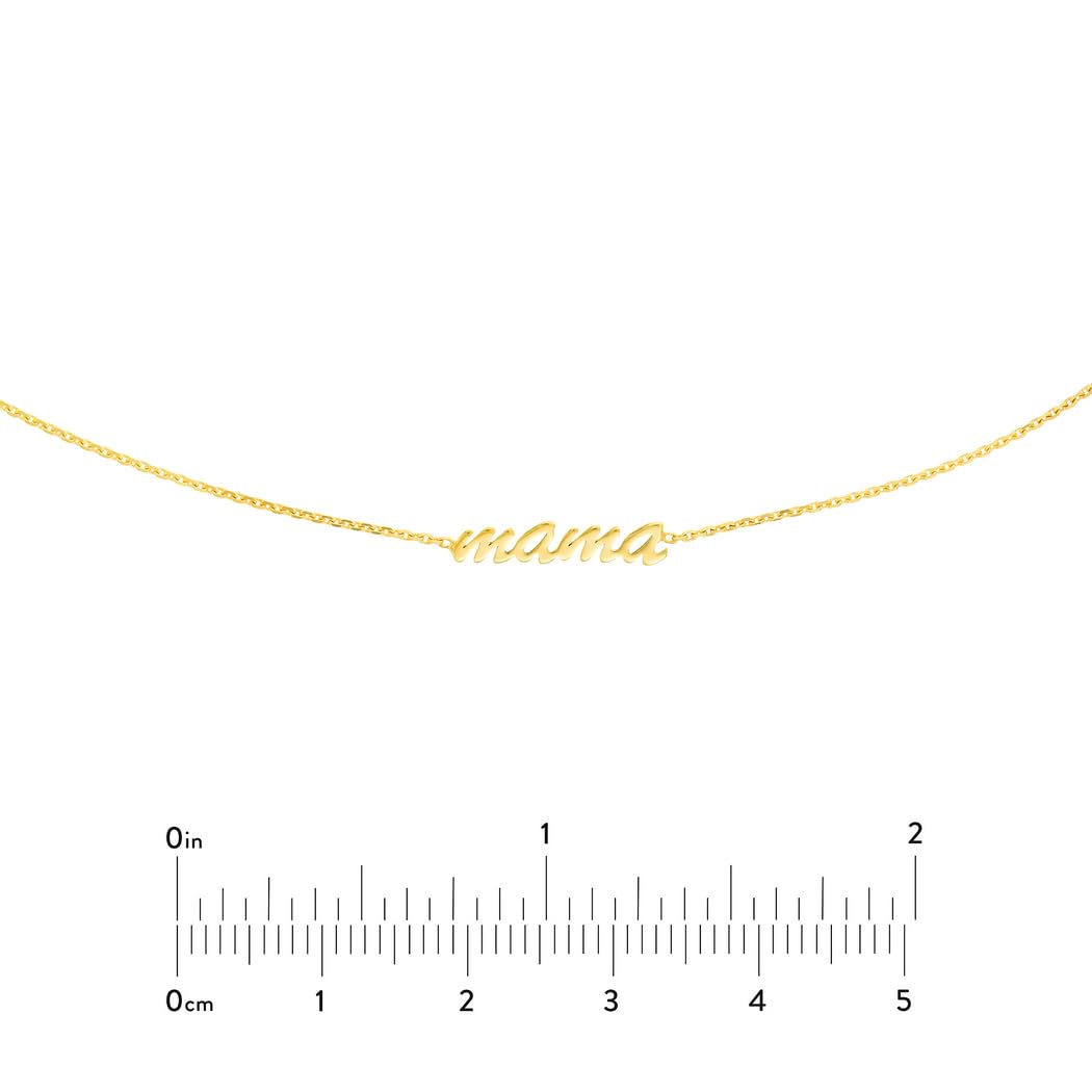 Collier ras du cou réglable en or jaune 14 carats avec perles en silicone pour femme – 43 cm, Or jaune, Pierres à facettes