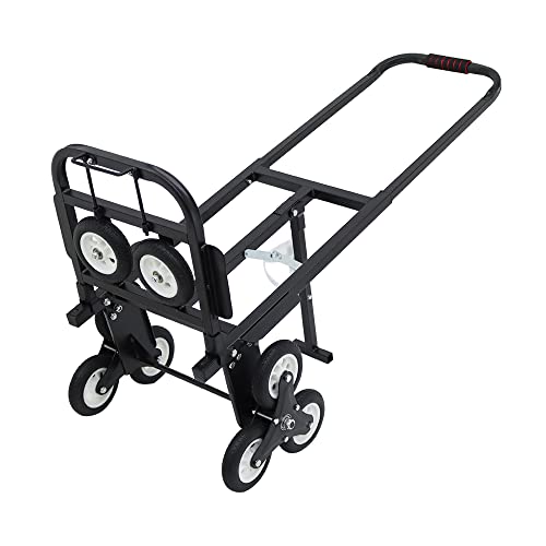 Carretilla plegable para escaleras con 6 ruedas y soporte miniatura 1
