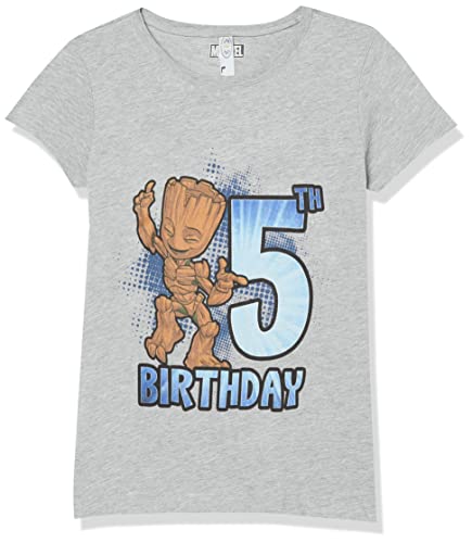 T-shirt Groot Marvel fille pour fête anniversaire 5 ans au parc