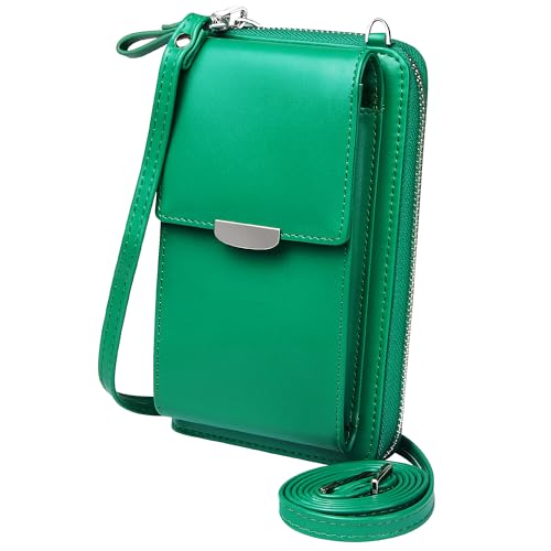 Matago Sacoche En Cuir Antivol - Petit Sac à Bandoulière Léger En Similicuir Pour Téléphone