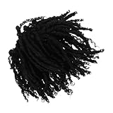 HAMPPLIES Faux Braids Extensions Tressées Naturelles pour Femmes Perruque Tresse Afro Courte Synthétique Souple Résistante et Réutilisable Style Dreadlocks Urbain