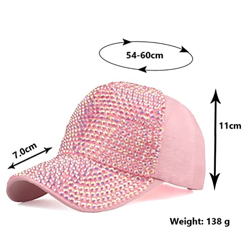 Gorra Mujer Ajustable con Strass Brillante de Denim miniatura 5