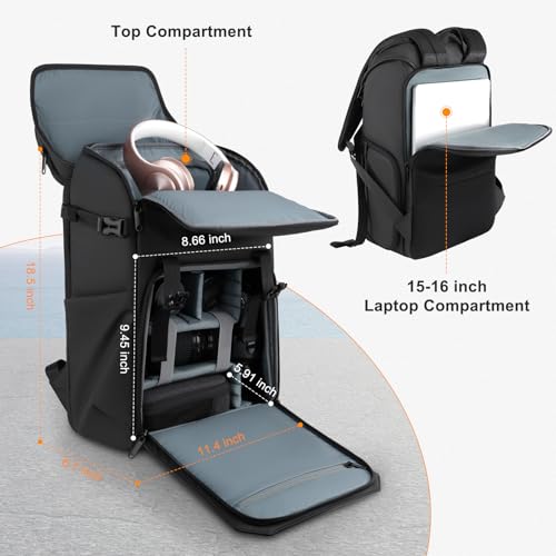 Mochila para cámara DSLR/SLR/Mirrorless con compartimentos miniatura 4