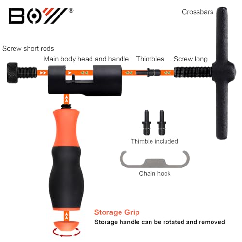 Image of Universal Bike Chain Tool Kit with Bike Breaker Main Chain Pliers Chain Checker for Road MTB Bike 1-12 Speed Chain Disassemble Chain Splitter and Breaker