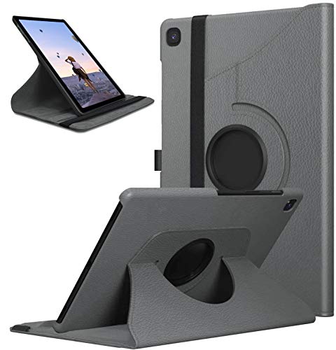 FSPRO Galaxy Tab A7 Case 10.4 Inch (SM-T500 / T505 / T507), Protective 360 Rotate Stand Case Hard Shell Smart Cover for Samsung Tablets A7 2020 (Gray)