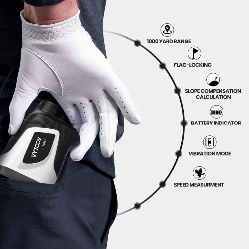 image for Golf Rangefinder Slope 1000 Yards Rechargeable Golf Laser Range Finder