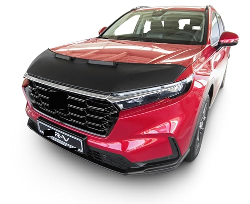 AB3-00812 Car Bra Compatible with Honda CR-V CRV 6th Generation from 2023 Hood Bra Stone Chip Protection Tuning Bonnet Bra, black