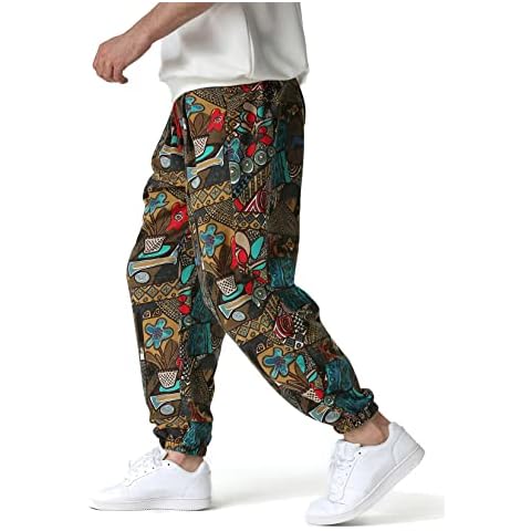 LucMatton Ethnic Style Boho Jogger Pants Cover