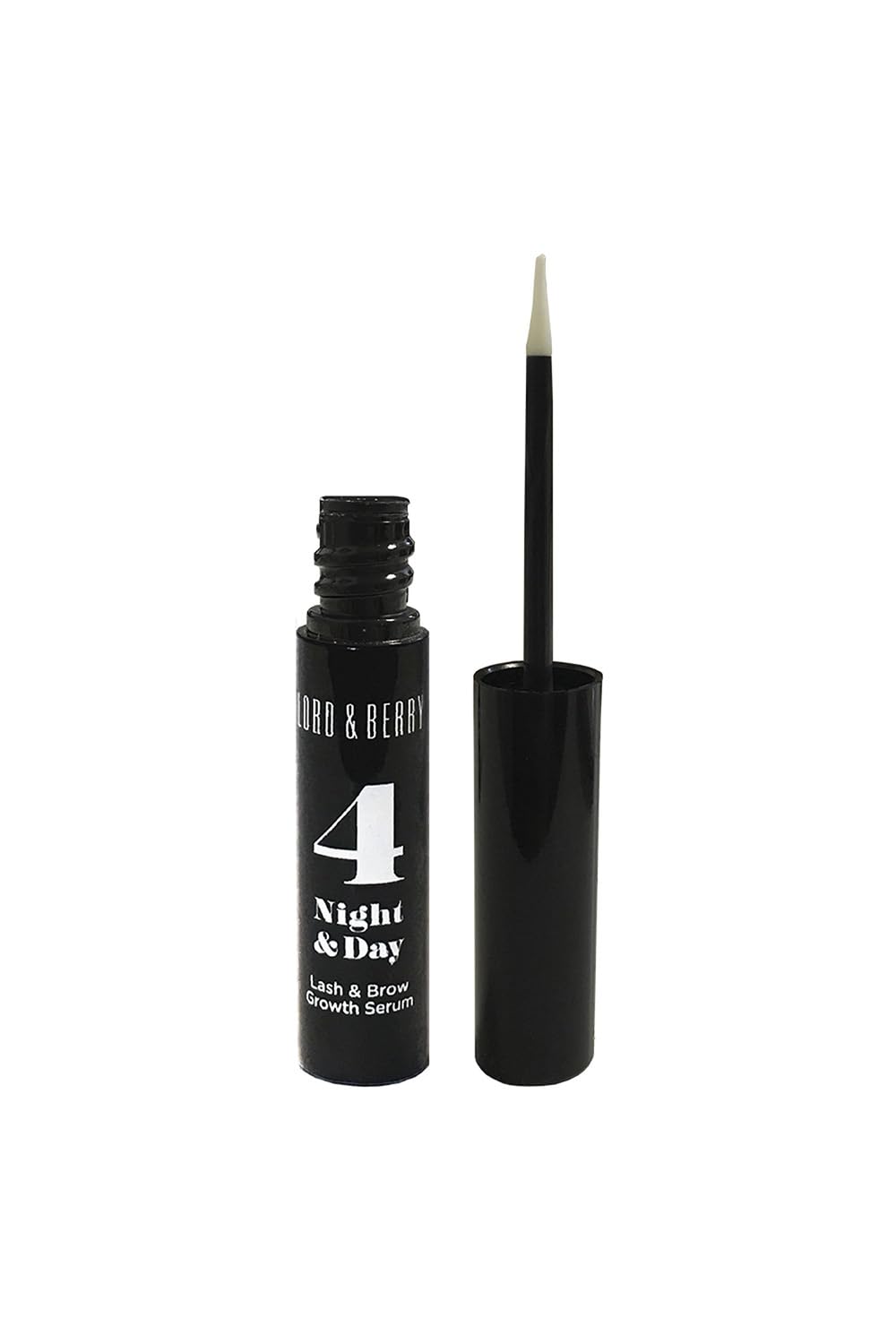 4 NIGHT & DAY Wimpern- Und Augenbrauen-Wachstumsserum - Pflanzliche Formel Mit Algenextrakten