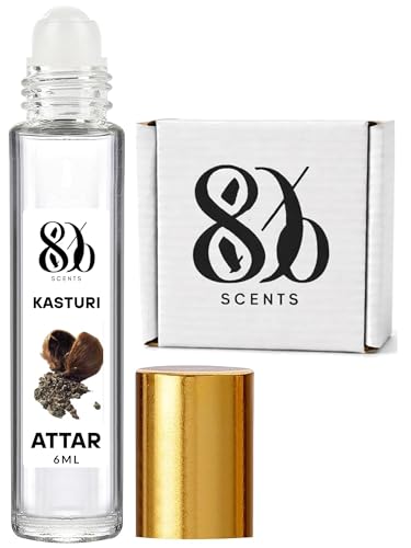 Image of 80% Scents Kasturi attar perfume for men & women | attar for women long lasting (6 ml (Pack of 1))