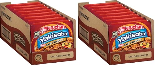 Image of Maruchan Yakisoba Chili Cheese,Japanese Instant Ramen Noodles,3.86 Oz,(Pack of 16)