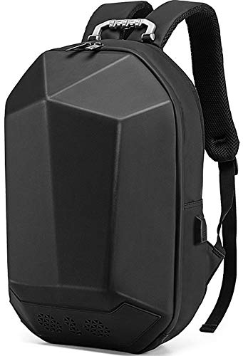 YJIUJIU 35L Mochila De Moto Fibra Carbono Motocicleta Impermeable Alforjas Gran Capacidad
