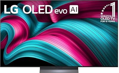 LG 65-Inch Class OLED evo AI 4K C5 Series Smart TV w/Dolby Atmos, Dolby Vision, HDR10, (OLED65C5PUA, 2025) Includes Total 5YR Warranty (Parts and Labor in-Home Service)