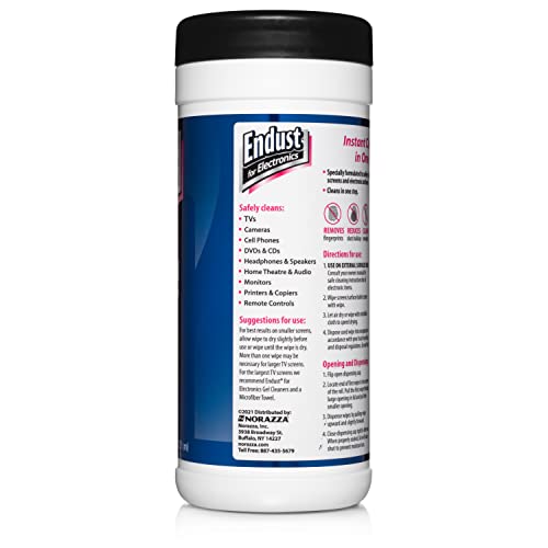 Endust 11506 For Electronics; Screen & Surface Cleaning Wipes thumb #1