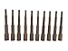 Miller Dowels, Walnut, size 1x, 40 Pack